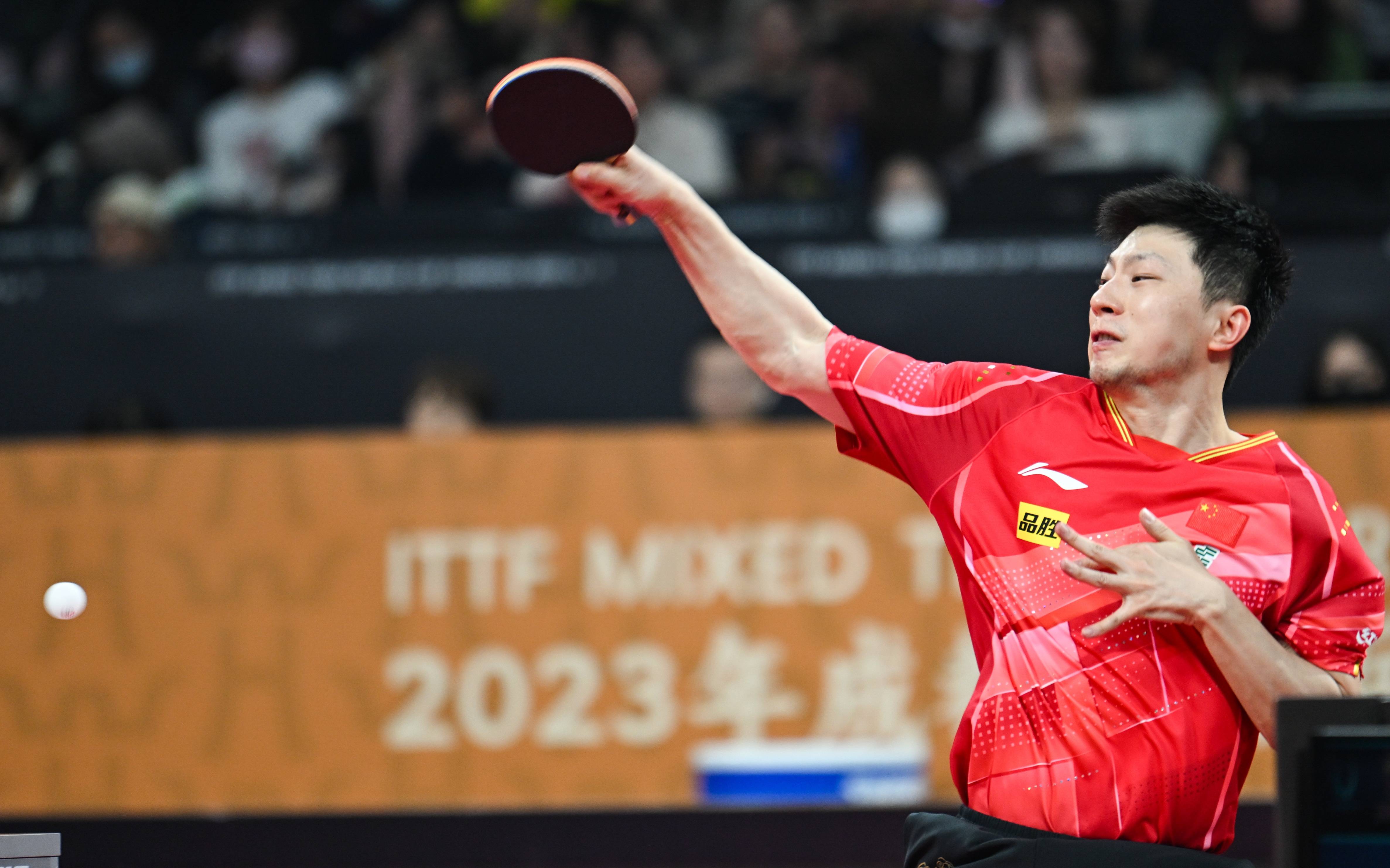 中国队横扫日本队，马龙统治全场